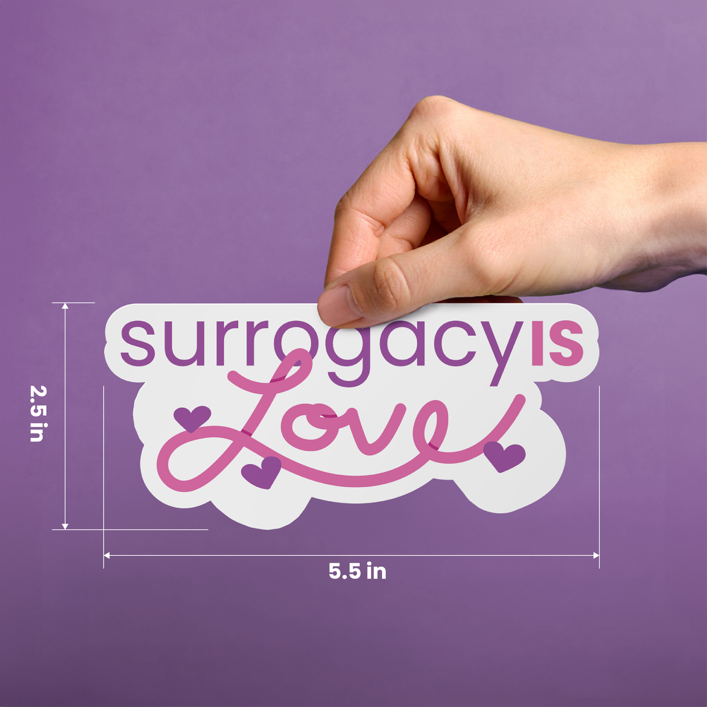 Surrogacy Is Love Sticker