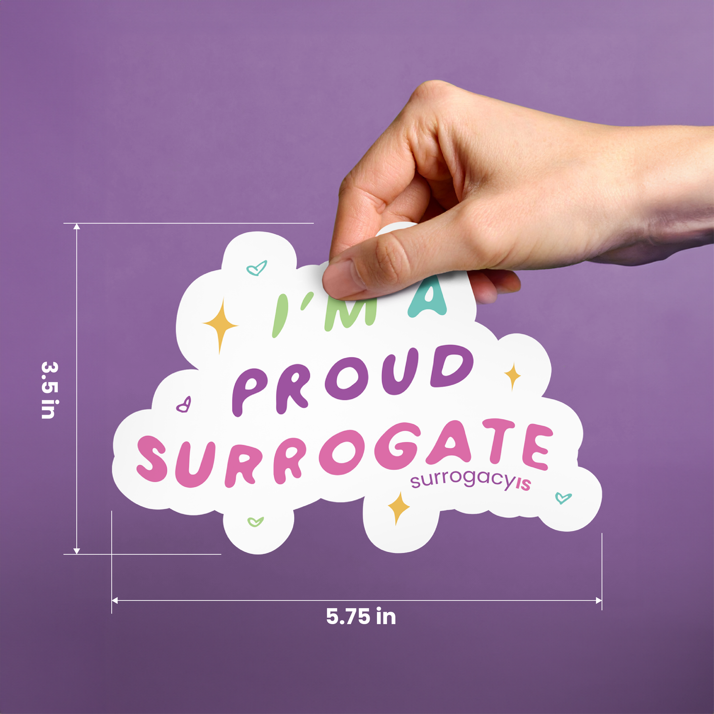 Proud Surrogate Sticker