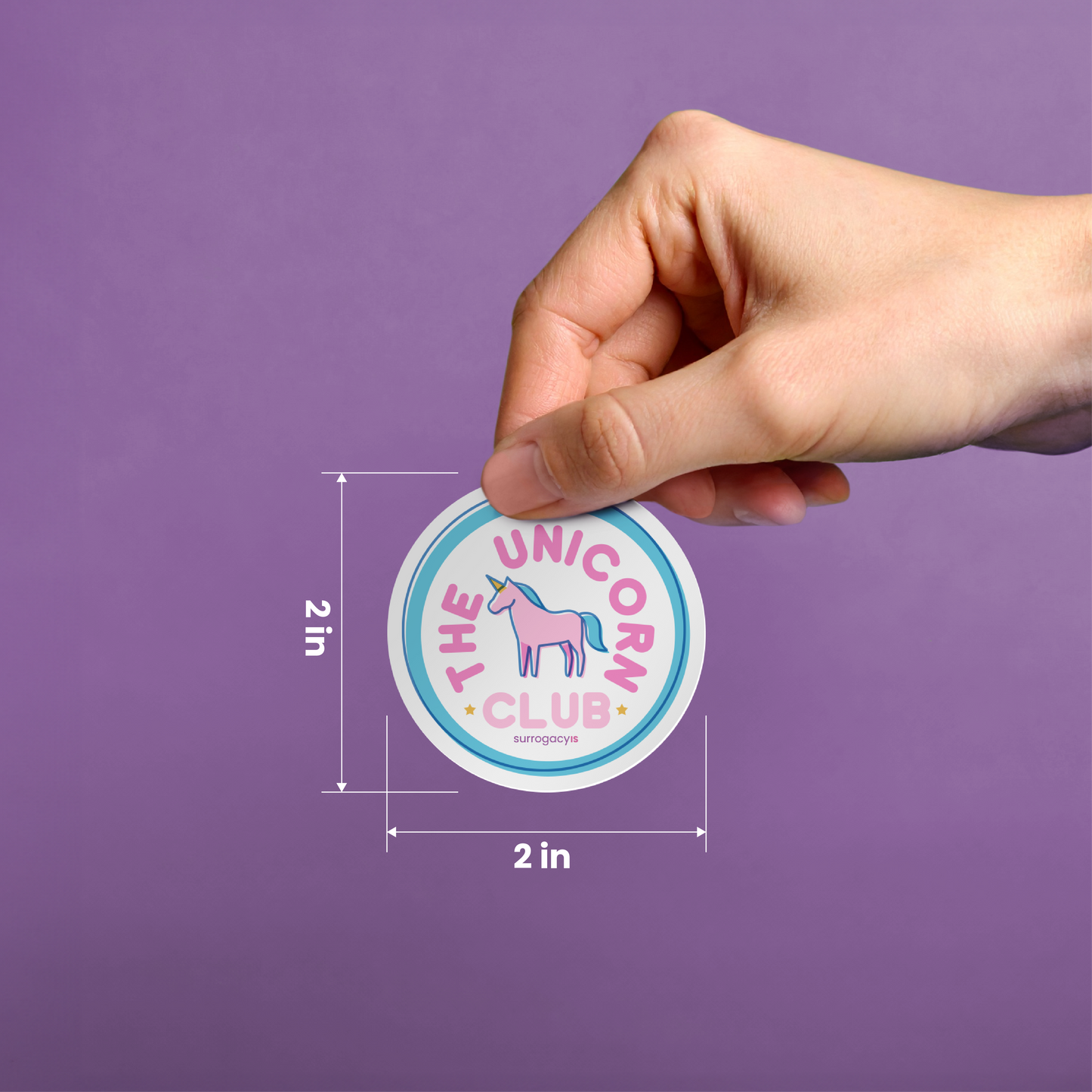 Unicorn Club Sticker