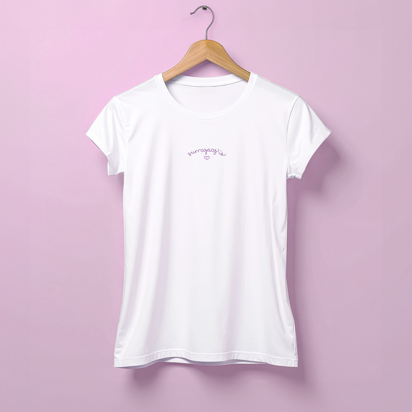 Surrogacy Is Love Ladies Fit Tee