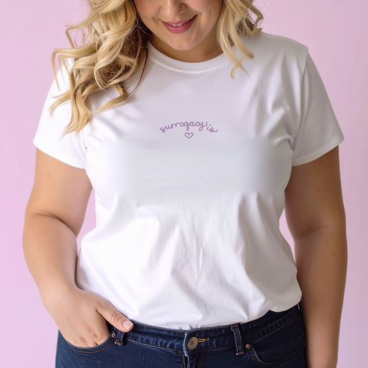 Surrogacy Is Love Ladies Fit Tee