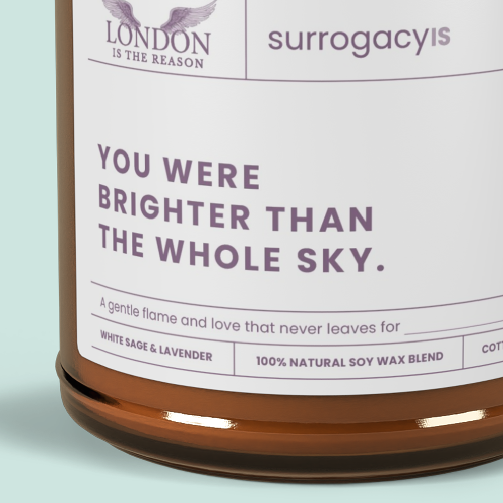 London Is The Reason: White Sage & Lavender Soy Candle