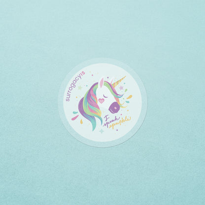 I Speak Sparkle Sticker