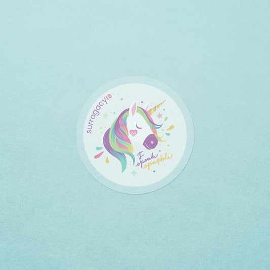 I Speak Sparkle Sticker