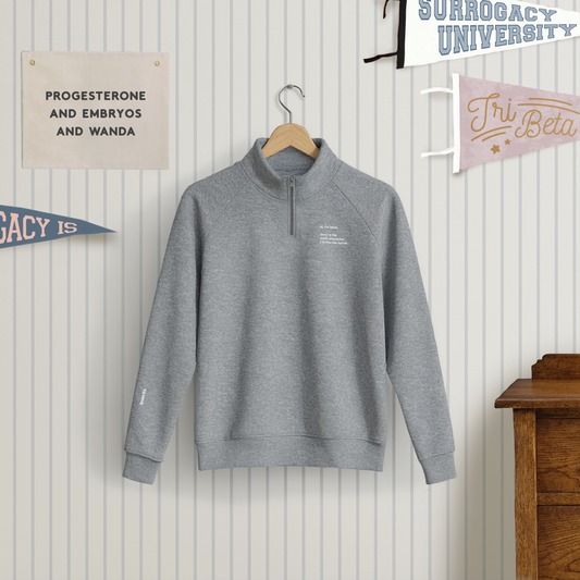 The Main Character's Chauffeur (aka Mom) Fleece Pullover