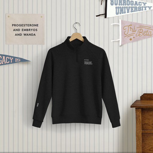 Blamed for Running Late (aka Dad) Fleece Pullover