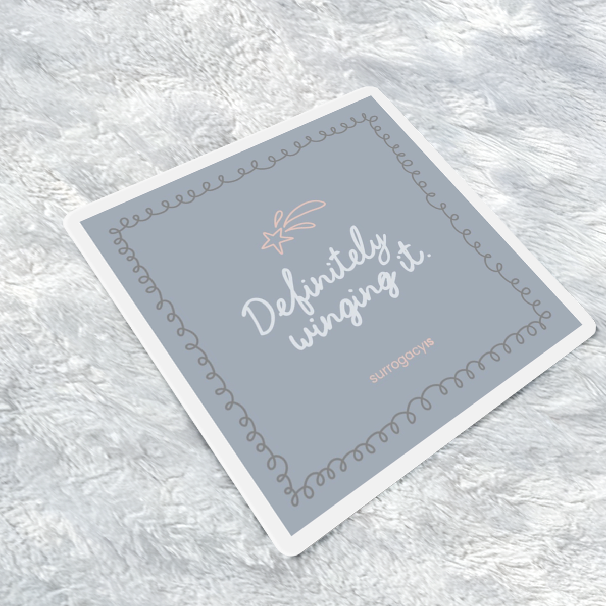 Definitely Winging It Magnet