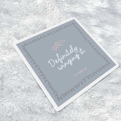 Definitely Winging It Magnet