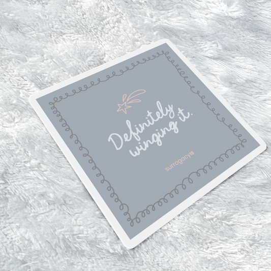 Definitely Winging It Magnet