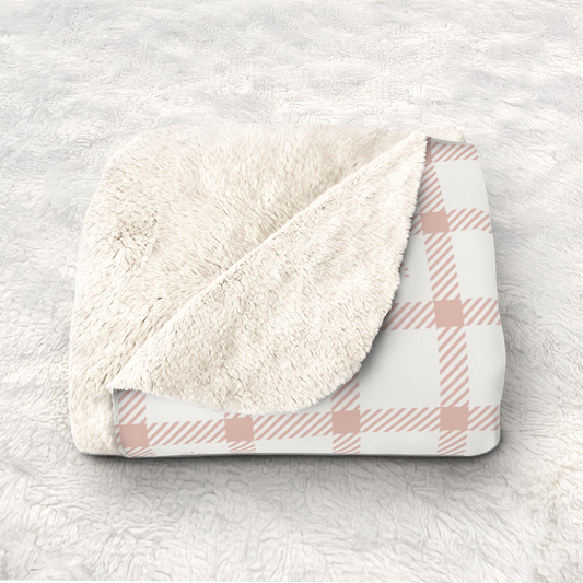 Mommy & Me Sherpa Fleece Blankets - Winter Bloom