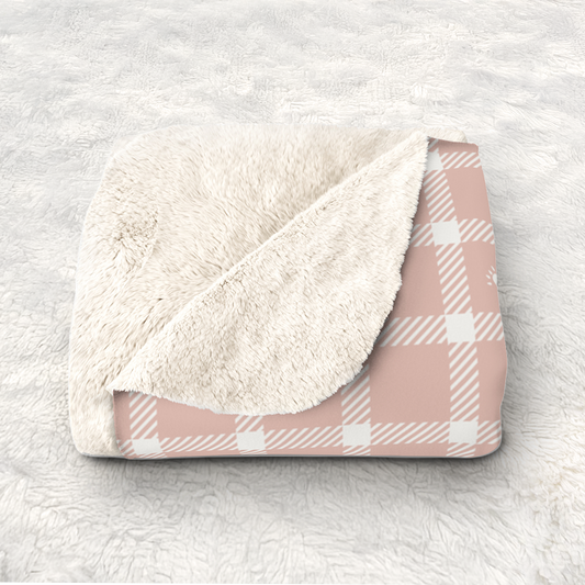 Mommy & Me Sherpa Fleece Blankets - Winter Bloom