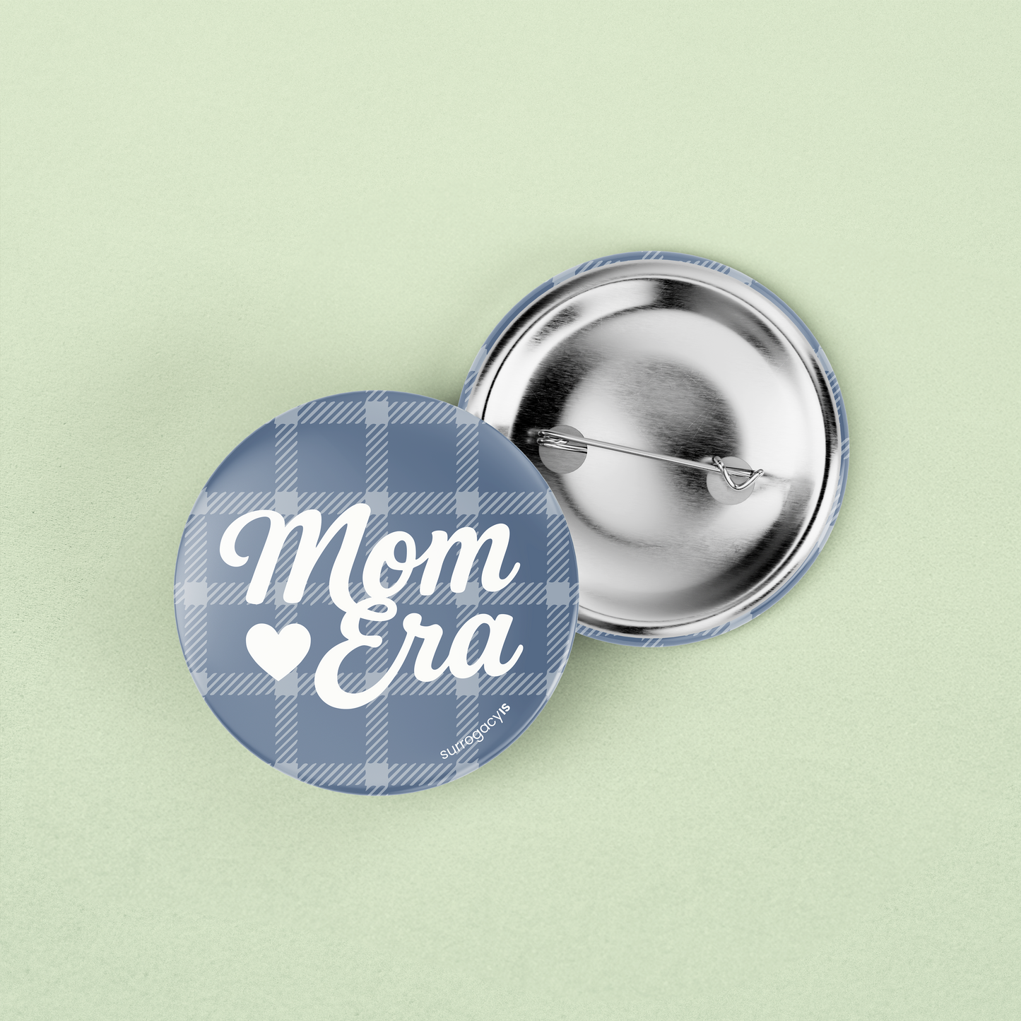 Mom Era Button Pin