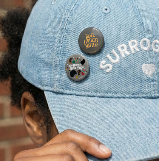 Representation Saves Lives Button Pin