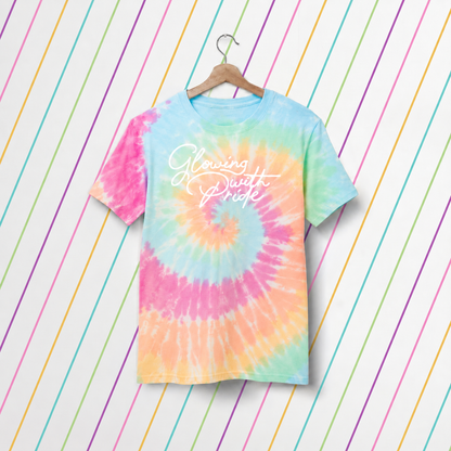 Glowing with Pride Tie-Dye Tee