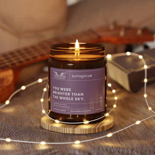 "Wave of Light" Memorial Candle
