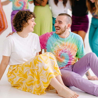 Glowing with Pride Tie-Dye Tee
