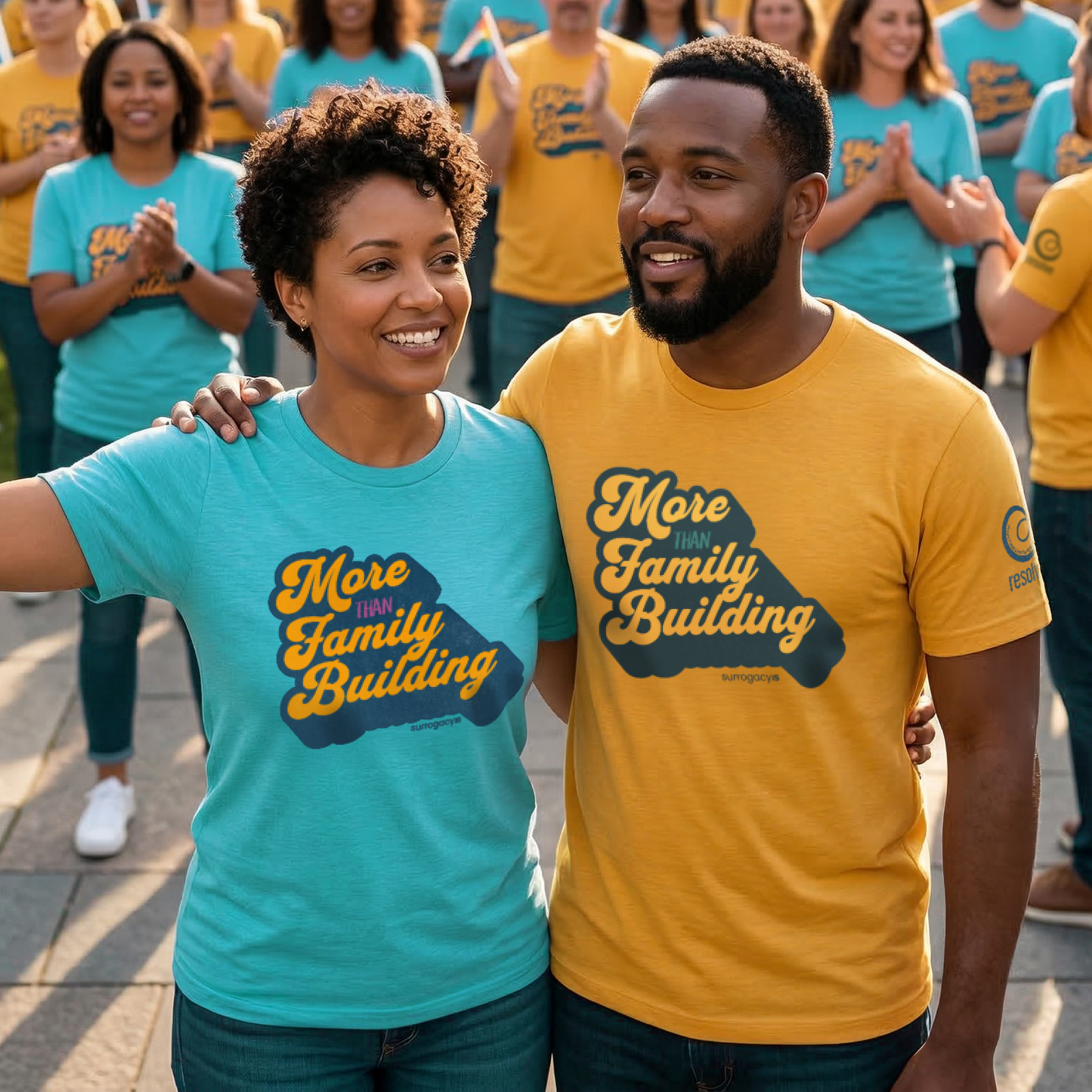 More Than Family Building Tee