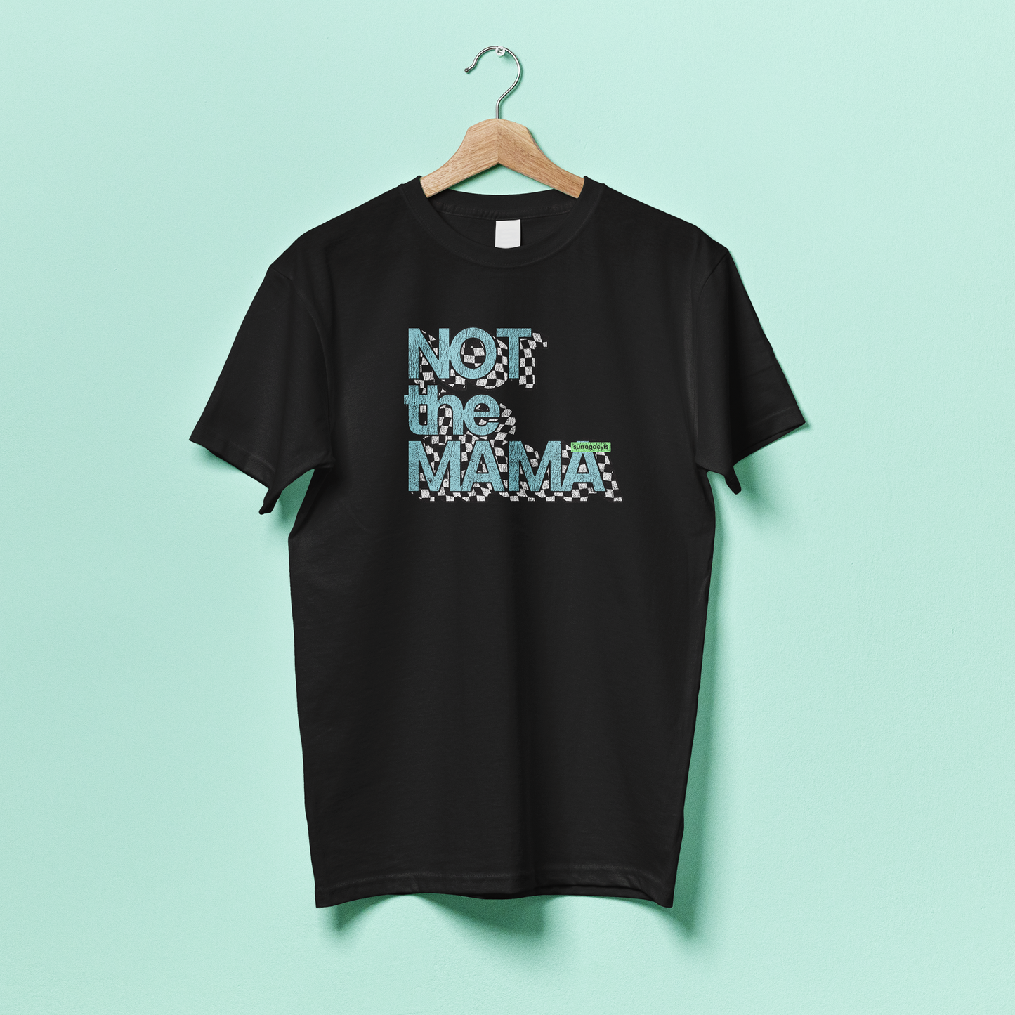 Not the Mama - Weathered Throwback Tee