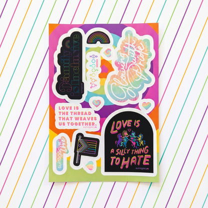 Vibrant Pride Sticker Sheet