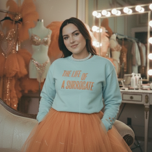 Life of a Surrogate Embroidered Crewneck