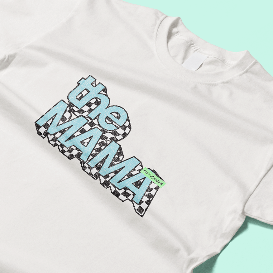 The Mama - Weathered Throwback Tee