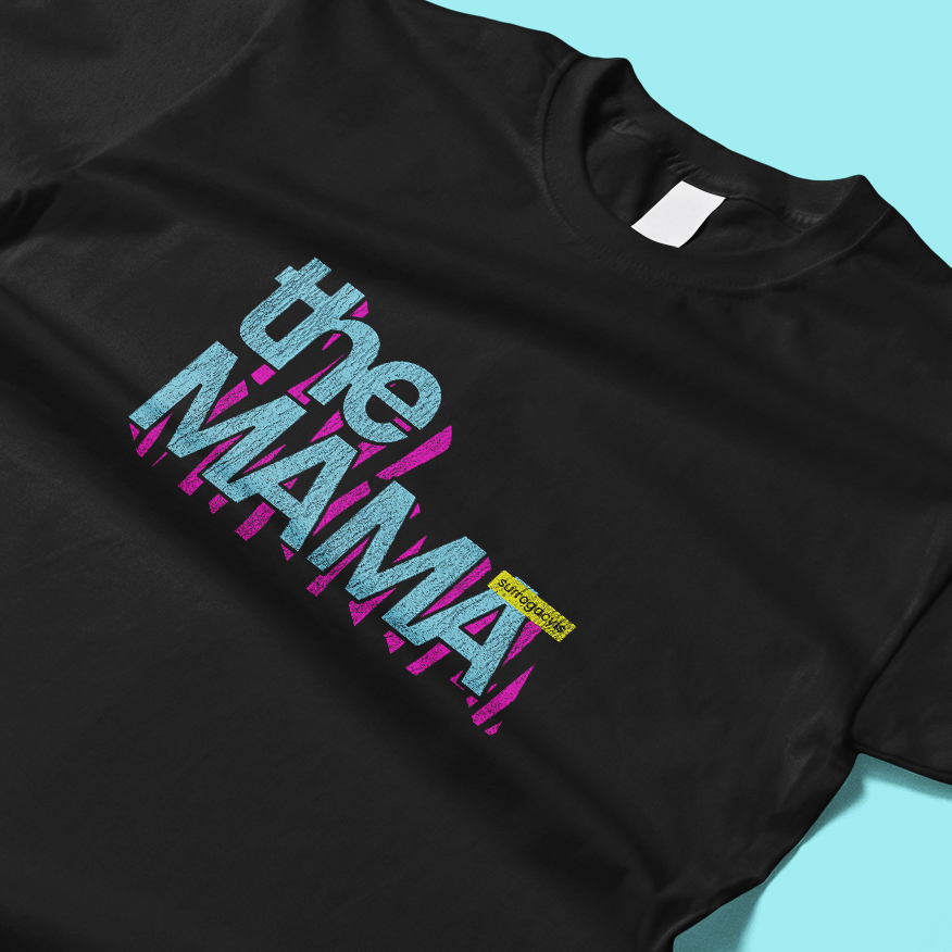 The Mama - Weathered Throwback Tee