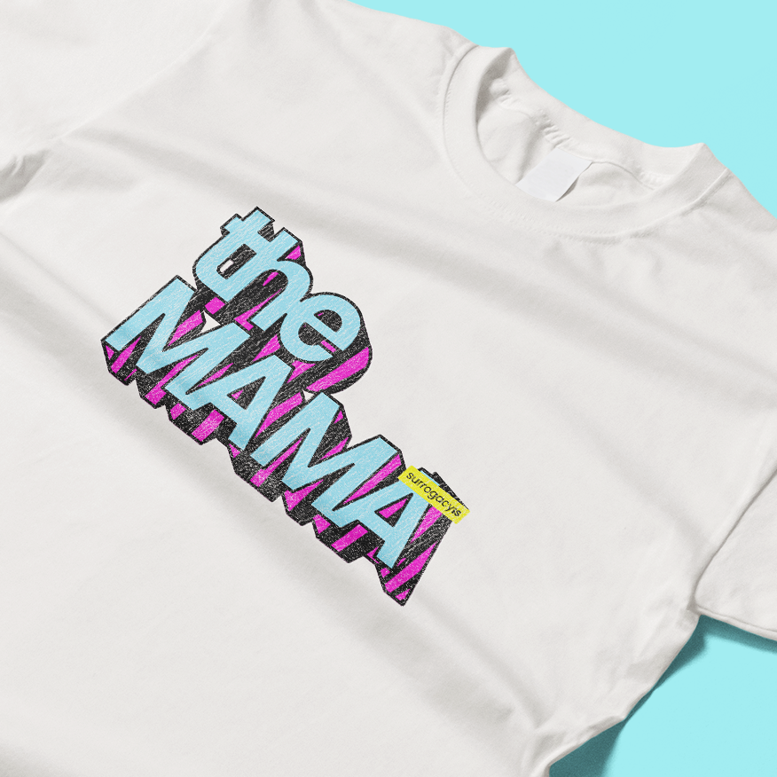 The Mama - Weathered Throwback Tee